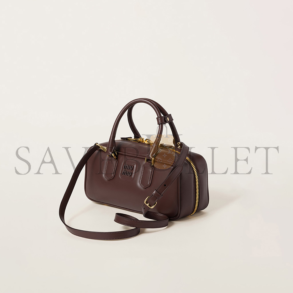 M1v M1v arcadie leather handbag 5bb148 (27*12*9cm)